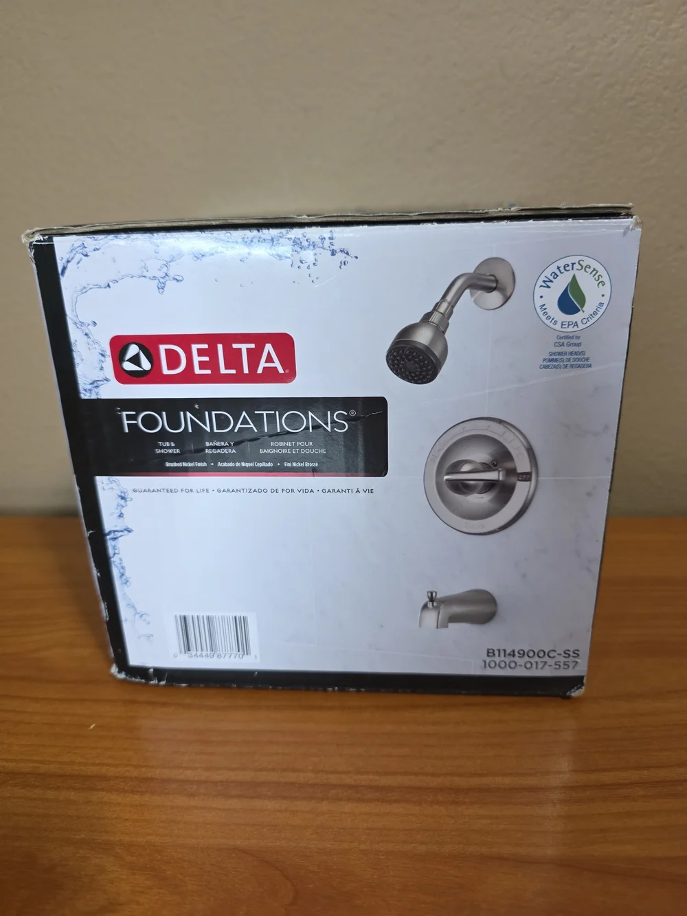 Delta B114900C-SS Single Spray Tub & Shower Faucet Brushed Nickel MISSING PARTS